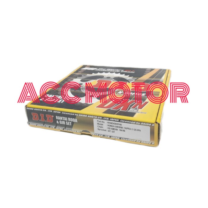 Rantai Gir Gear Set Ma - Supra X 125 - Did 428Dxn Kph