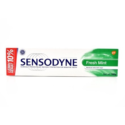 Gratis Ongkir Pasta Gigi Odol Sensodyne 160 Gr Fresh Mint Gigi Sensitif Sensitive