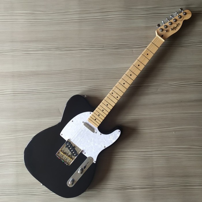 ✨New Ori Gitar Listrik Fender Telecaster Hitam Limited