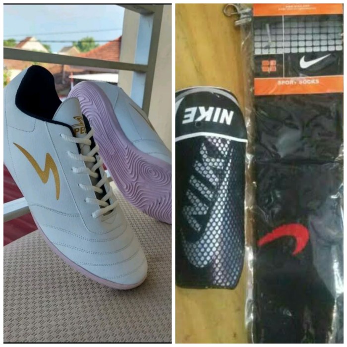 Cod Paket Lengkap Sepatu Futsal Size Jumbo Ukuran 44 45 46 47