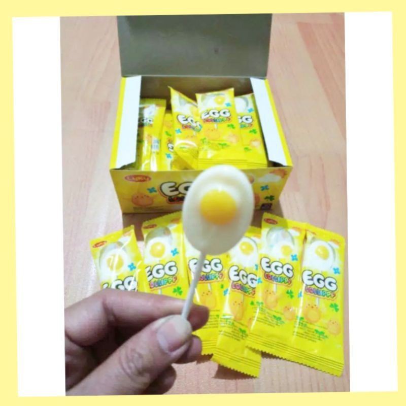 

Permen Ranjani Egg Lolipop Isi 30 Pcs