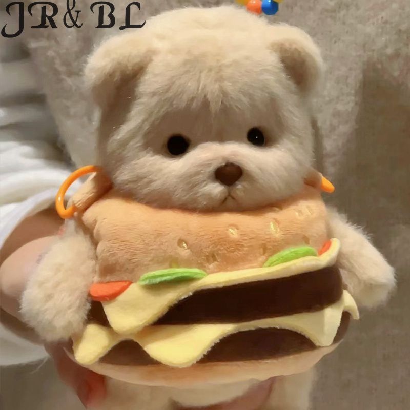 Burger Lena Bear Crossbody Burger Tas Burger Tas Ransel Pakaian Gantung Gantung Tas Boneka Mewah Tas