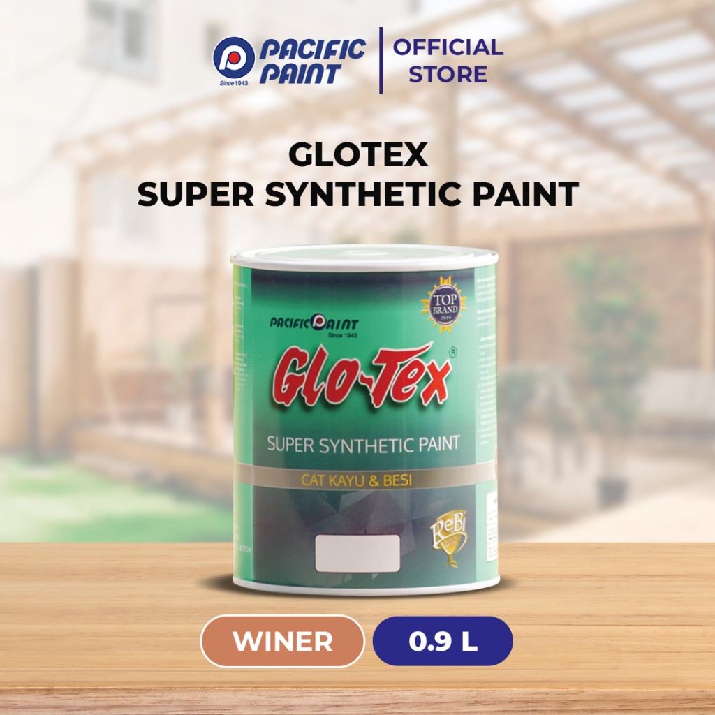 Glotex Super Synthetic Paint-Cat (Kayu &amp; Besi)- WINER-0.9liter