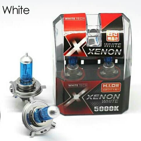 bohlam xenon lampu michiba white h4