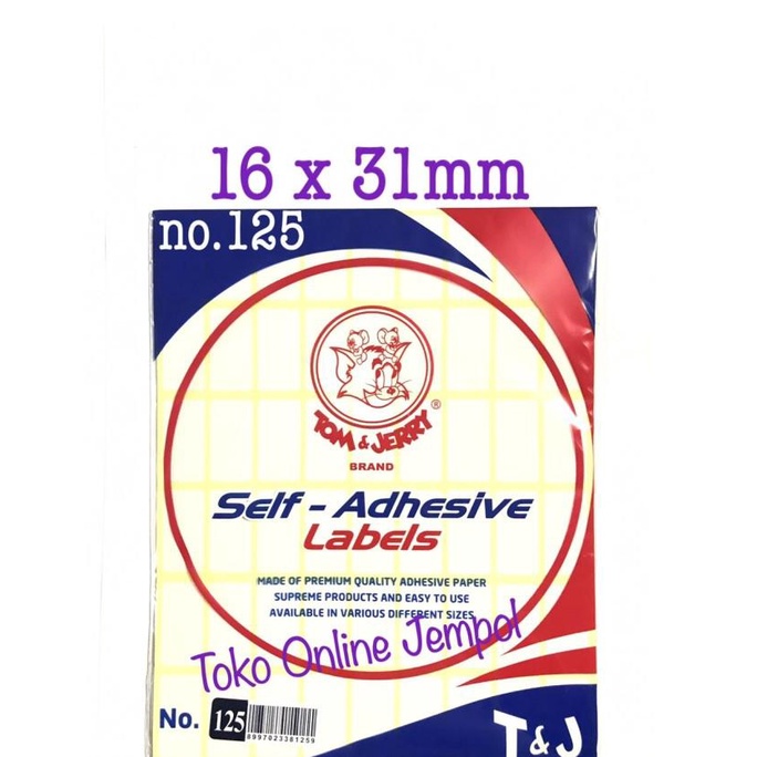 

16x31mm no.125 Label Tom and Jerry stiker Jerry sticker ATK1213TJ