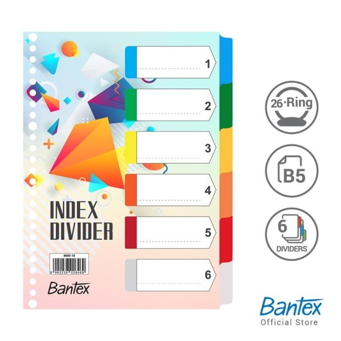 

B5 Index Divider Karton Pembatas File Trenchant Shade 860918 ATK1388BX