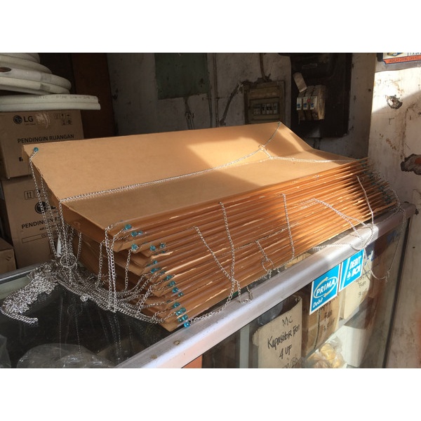 Reflektor AC Akrilik AC 1PK 2PK talang AC Alat penahan angin AC 1/2pk