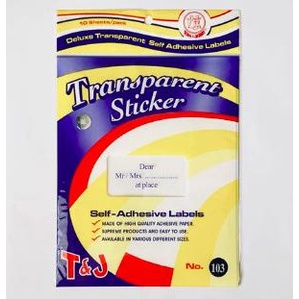 

TRANSPARAN Label 32 X 64mm no.103 Tom and Jerry Sticker ATK1433TJ