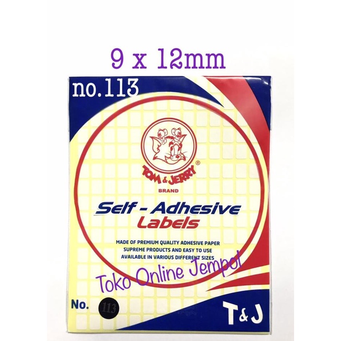 

9x12mm no.113 Label Tom and Jerry stiker Jerry sticker ATK1166TJ