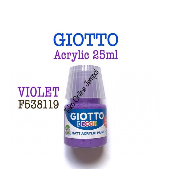 

25ml VIOLET Acrylic Cat Giotto 538193 Akrilik Cet ATK1305GT