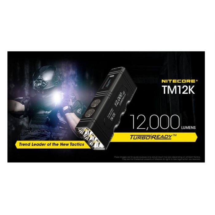 ✨Original Senter Nitecore Tm12K Tiny Monster 12000 Lumens Terbaru