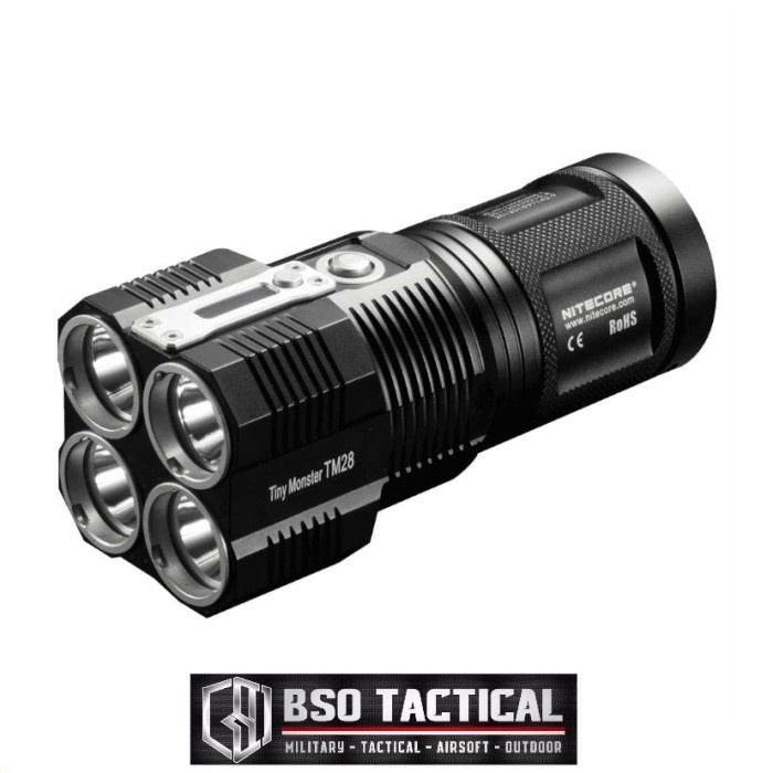 Promo Senter Tactical Nitecore Tm28 6000 Lumen Led Xhp35 Outdoor Flashlight
