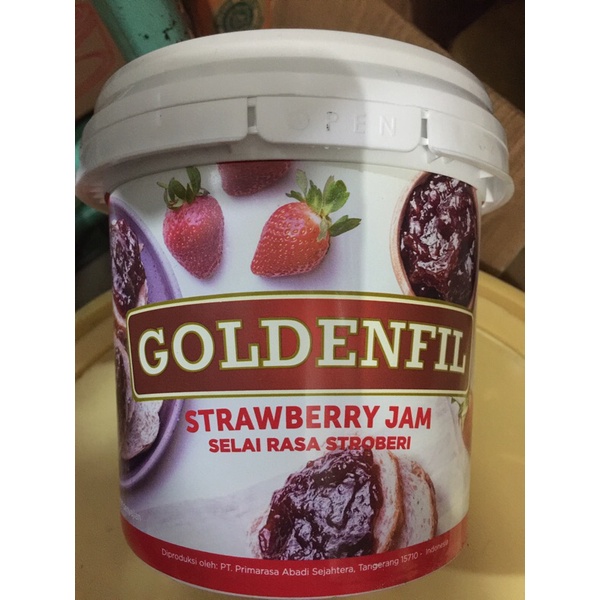 

Selai Goldenfil Strawberry Jam Selai Stroberi Enak 1 Kg