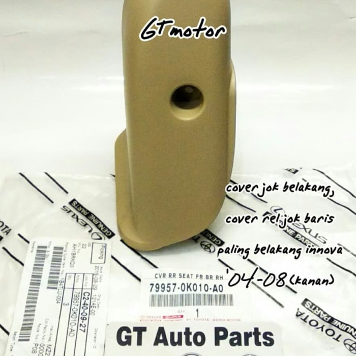 Cover Rel Jok Paling Belakang Kanan Innova 2004-2008