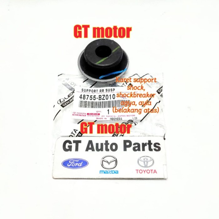 Support Shock Breaker Absorber Belakang Atas Agya Ayla 2012-Up