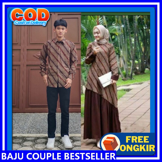 Gamis Couple Suami Istri 2024 Baju Kapelan Syari Lebaran Elegan Sarimbit Terbaru 2024 Ayah Viral Sat