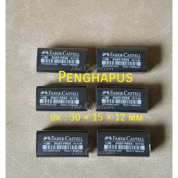 

ATK0258FC KECIL Hitam Penghapus Faber Castell 187294 eraser black art