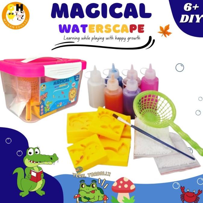 Magical Waterscape Mainan Edukasi Gel Cetakan Jelly Air Ajaib DIY PGM