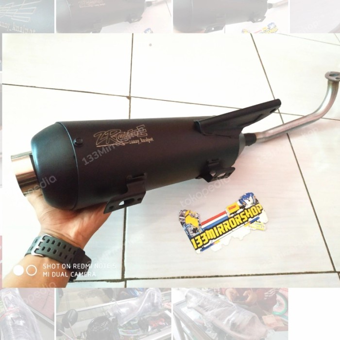 ✨Baru Knalpot Copy Cms By Zrc Mio M3 Soul Gt Fino Injeksi 125Cc Limited