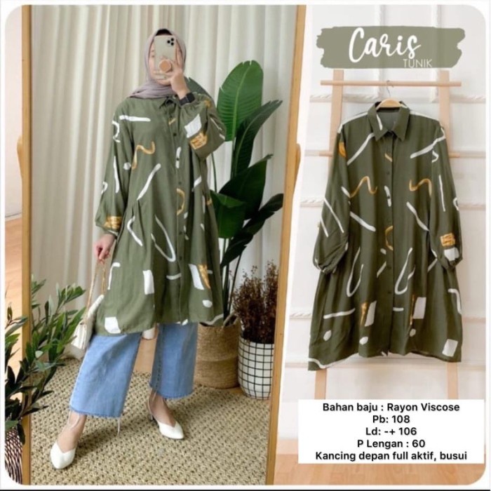 ATASAN TUNIK WANITA BUSUI / TUNIK JUMBO LD120
