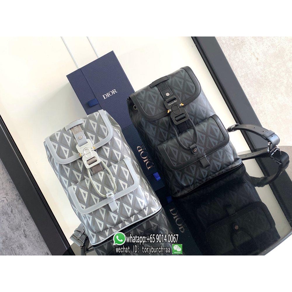 Dior hit the road canvas travel backpack full inclusion