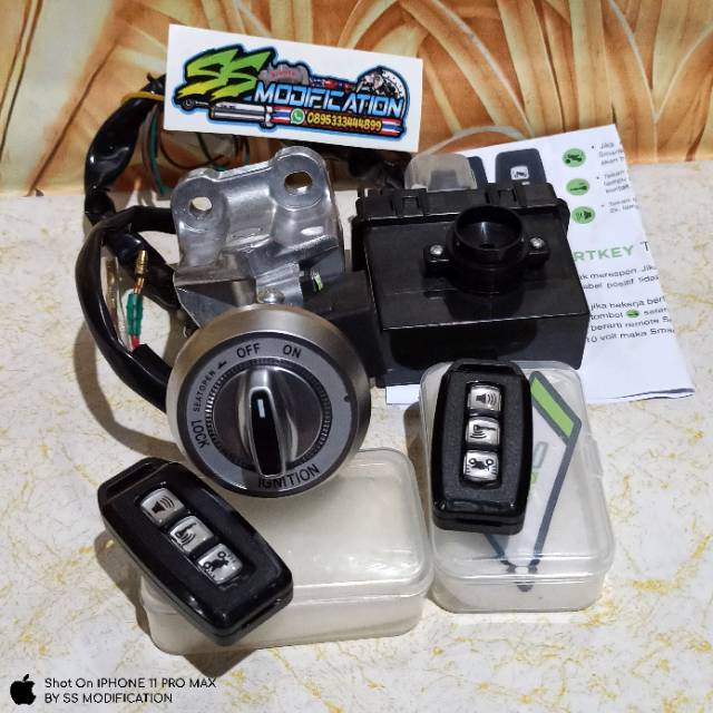 Smartkey/Keyless Set Nmax Old Bergaransi