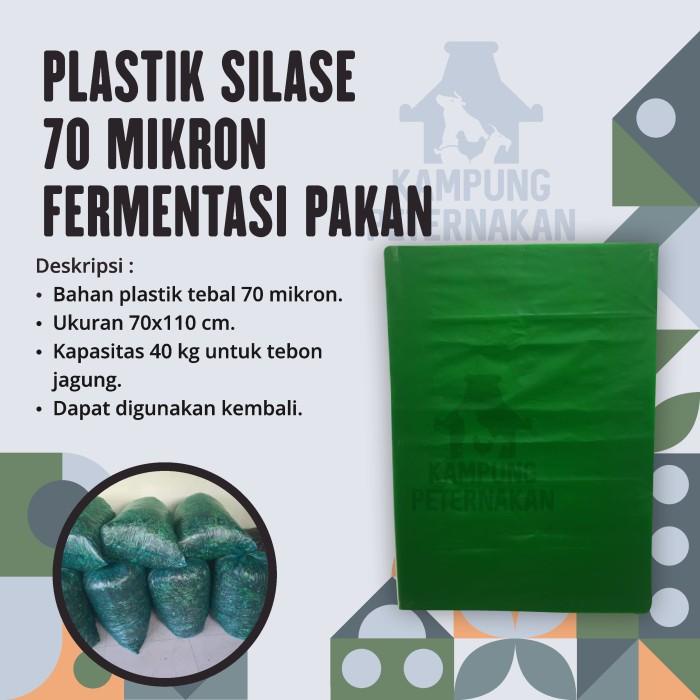 Plastik Silase pakan fermentasi ternak kambing domba sapi 70 Mikron