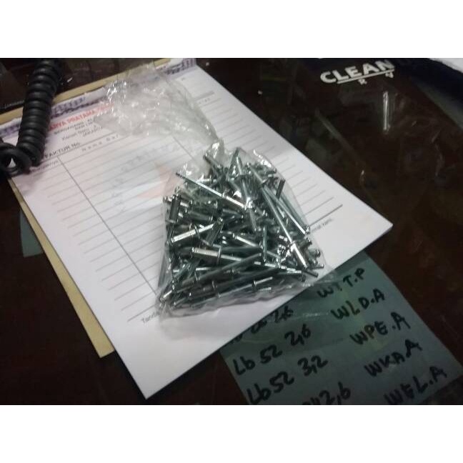 

New Arrival PAKU RIVET 640 UKURAN 5MM / 5 MM X 11 MM Low Price