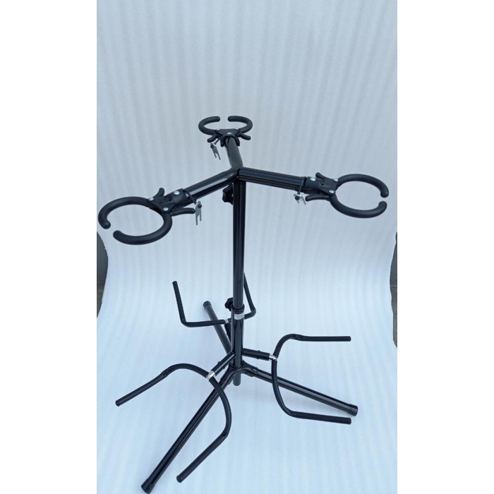 Promo Stand Gitar Triple Harrier / Dudukan Gitar Untuk 3 Merk Harrier Taiwan