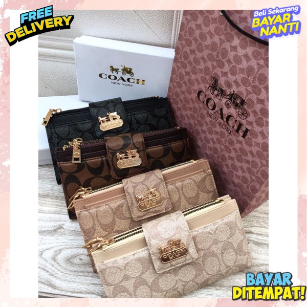 Fashion Wsnita Domprt Dompet Uang Kartu Mini Korean Style Panjang Premium Promo Bisa Cod Sompet Cewe