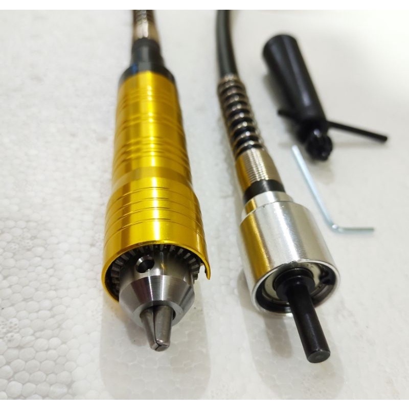 Ggiling Listrik Poros Fleksibel 4Mm Mesin Bor Tunner Tuner Alat Porting Cuner Handpiece Hand Piece