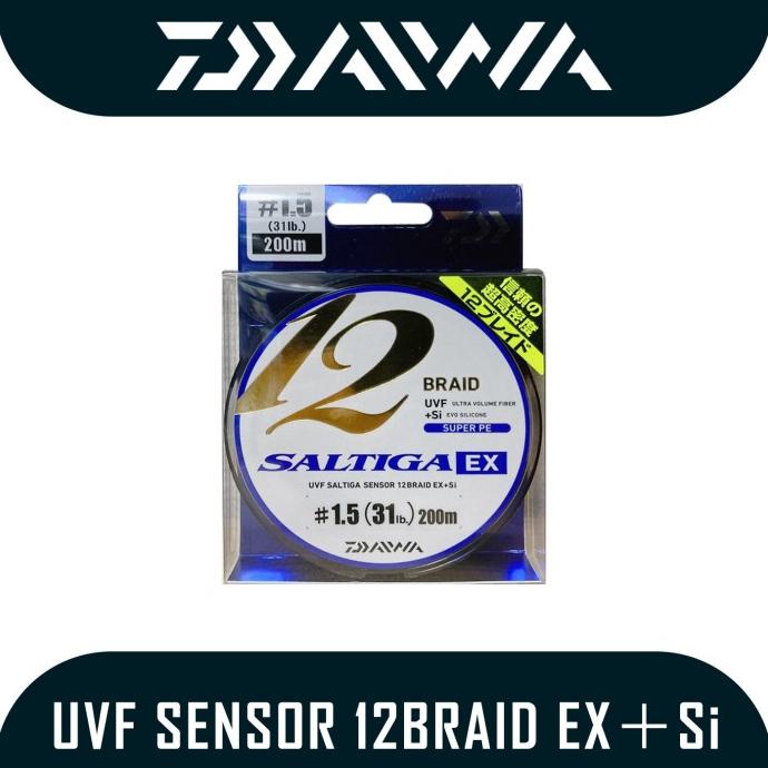 (NEBF) SENAR PANCING DAIWA UVF SALTIGA SENSOR 12 BRAID EXSI 200M