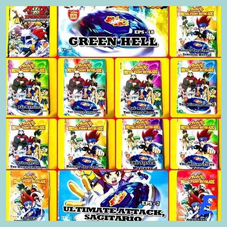 | HNP | PAKET 14 DVD FILM ANIME ANIMASI METAL FIGHT BEYBLADE