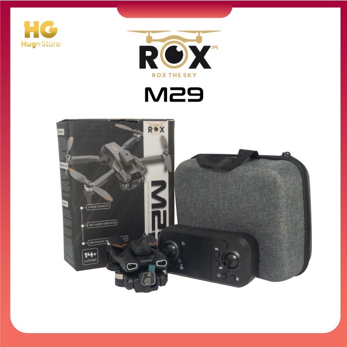 Rox M29 Mini Drone Hd Dual Camera Wifi Fpv