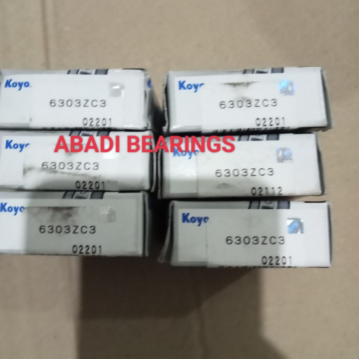 Bearing Lahar 6303Z 6303Zc3 6303 Z 6303 Z C3 Asli Koyo Best