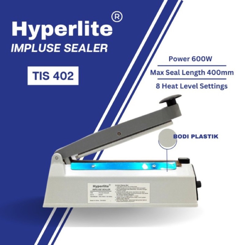 IMPULSE SEALER 40 CM/ SEALER PLASTIK 40CM HYPERLITE