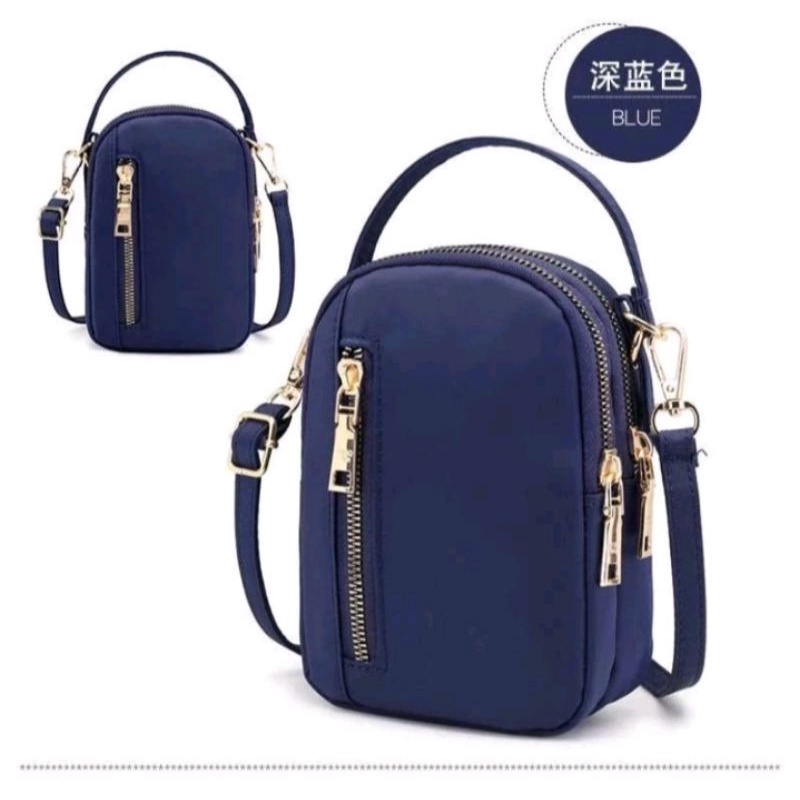 Tas hp slempang jinjing mini tas hp multifungsi