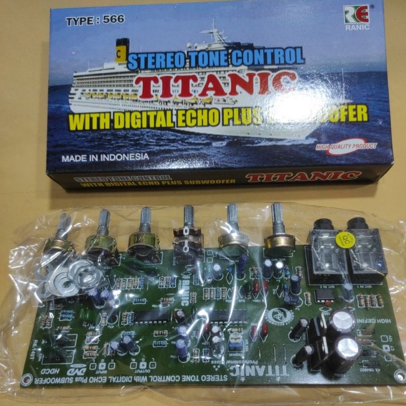 Tone Titanic Echo Plus Subwoofer 12v CT Tone mic