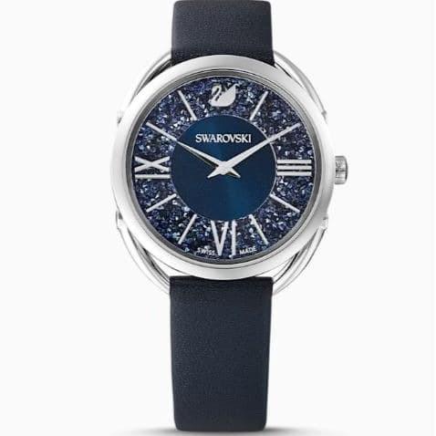 Promo Jam Swarovski Leather 125 Anniversary Watch Original 100% Terbaik