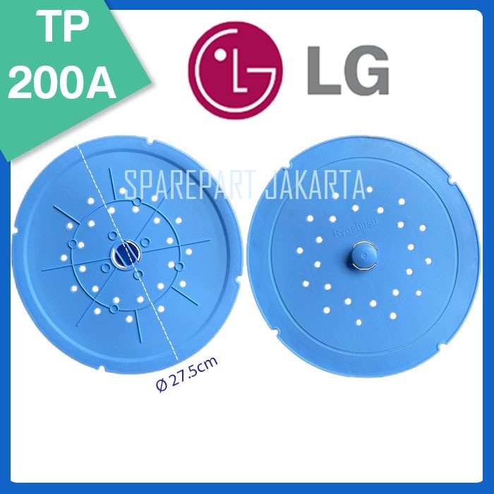 Tutup Mesin Cuci Lg 2 Tabung 27.3Cm Lg 7 - 9 Kg Wp600N Best