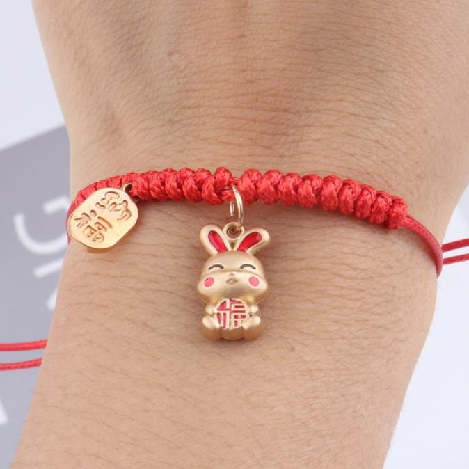 

Gelang Merah Shio Kelinci Imlek Gelang Hoki Giok Kado Sincia Murah Limited Edition