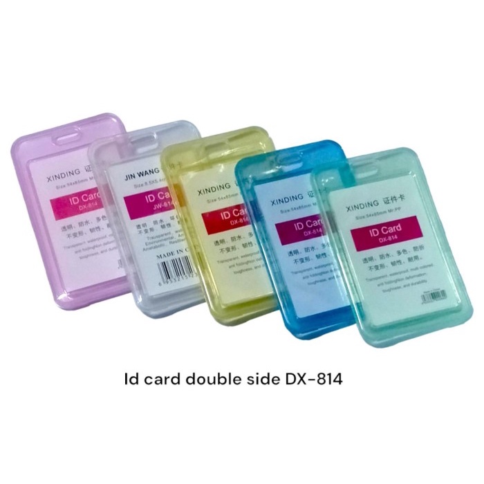 

Gratis Ongkir Name Tag Id Card Holder B1 Tempat Nama Warna Transparan Plastik