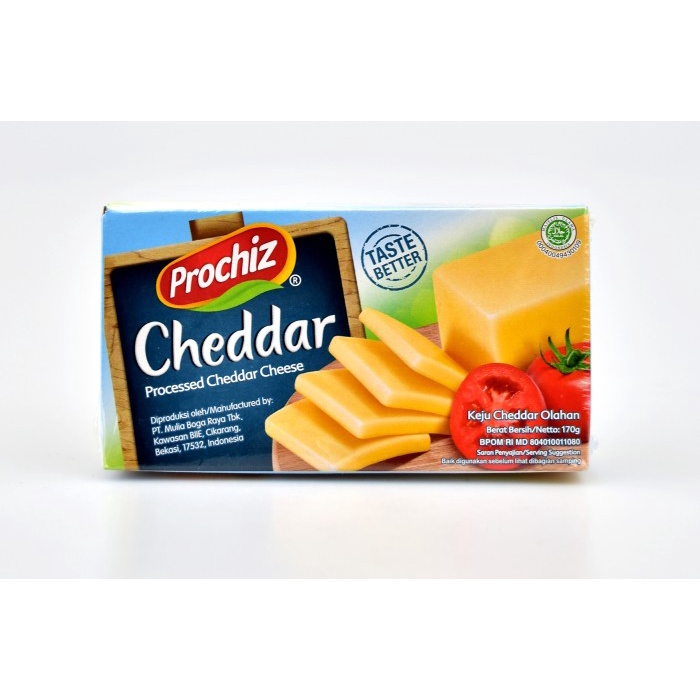 

Gratis Ongkir Keju Cheddar Chesse Prochiz 170 Gr