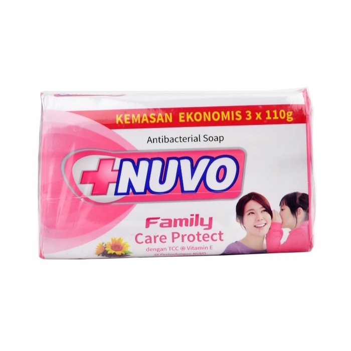 

Gratis Ongkir Sabun Mandi Batang Nuvo Bar Soap Set Isi 3@ 110 Gr