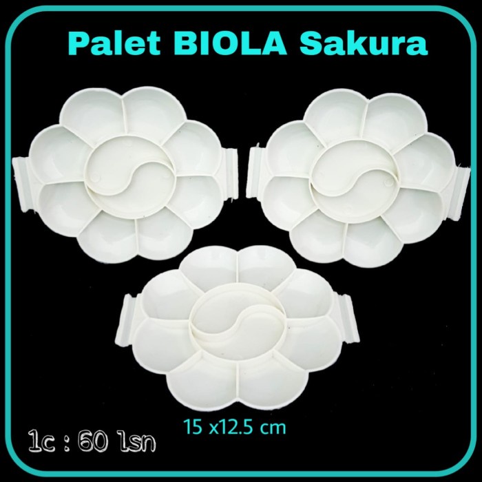 

Gratis Ongkir Palet Cat Air Bunga Bentuk Warna Putih Bagus