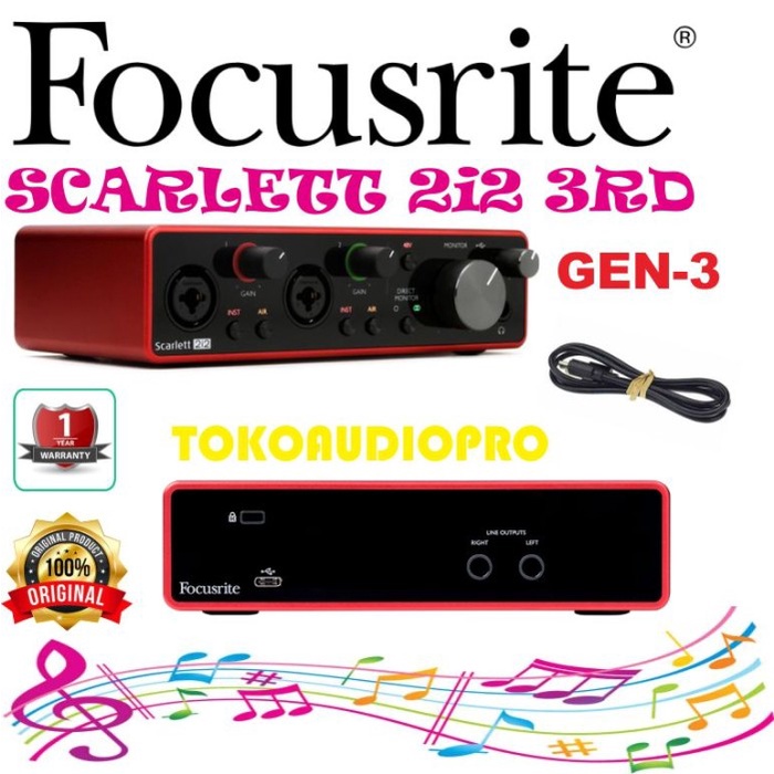 focusrite scarlett 2i2
