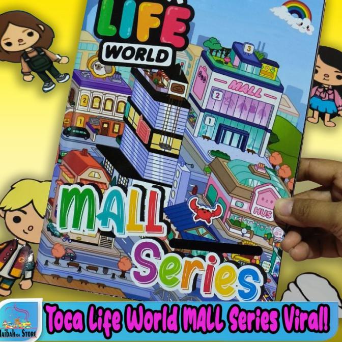 Bestseller Toca Boca Life World Mall Series Busy Book Paper Doll Viral