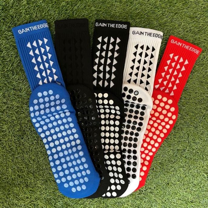 Kaos Kaki Anti Slip Gain The Edge Official Grip Socks Mid Calf