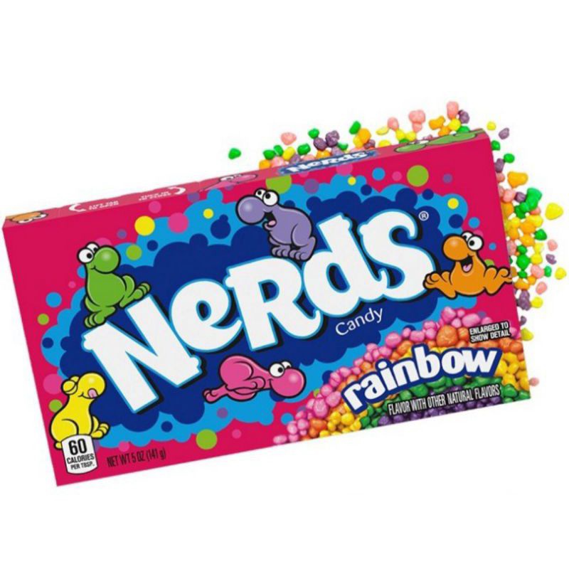 

Rainbow Nerds Assorted Chewy Candy 142G / Permen K Warna Pelangi