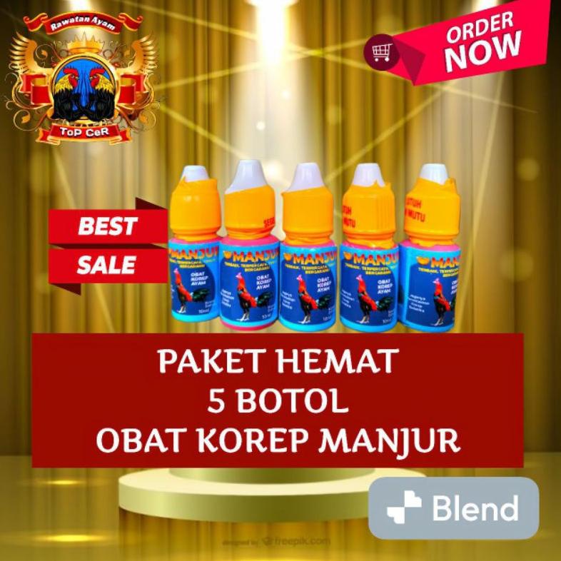 Ready (PAKET HEMAT ) 5 botol Obat Kurap Korep Ayam MANJUR Ampuh Mengobati Korep Obat Korep Ayam Laga